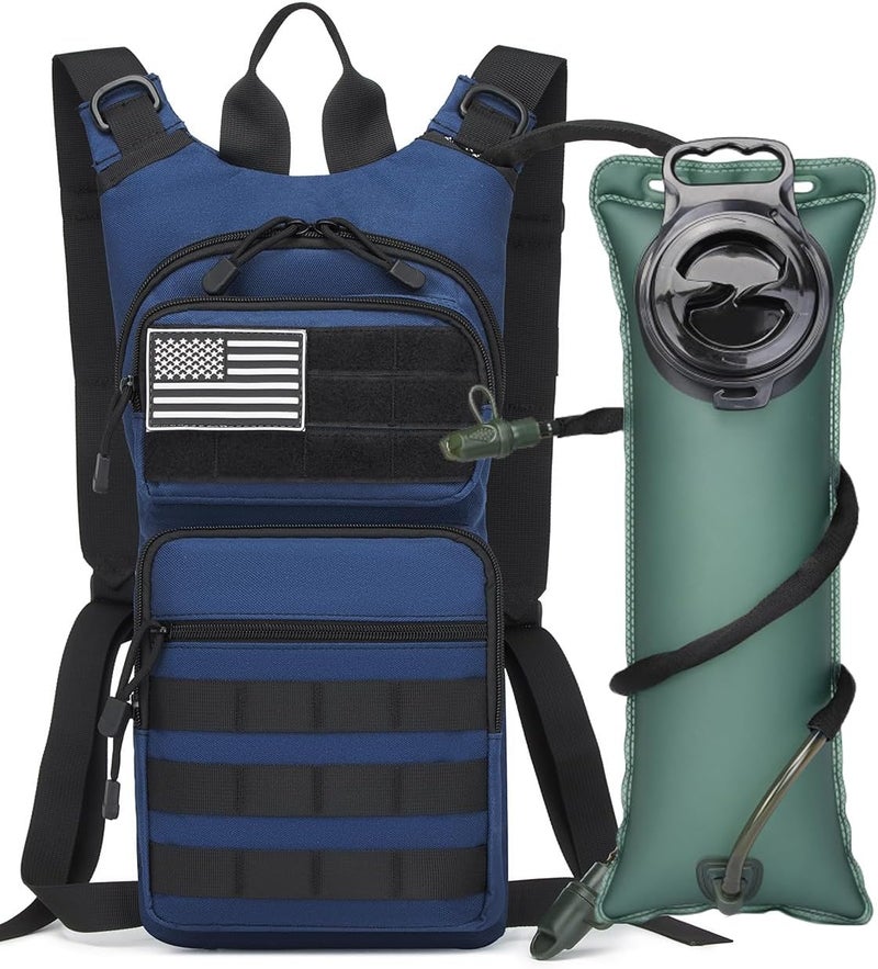 ATBP Insulated Water Hydration Pack Bag with 3L TPU Bladder Tactical Molle Hydration Backpack for Hiking Cycling Running - Image 1